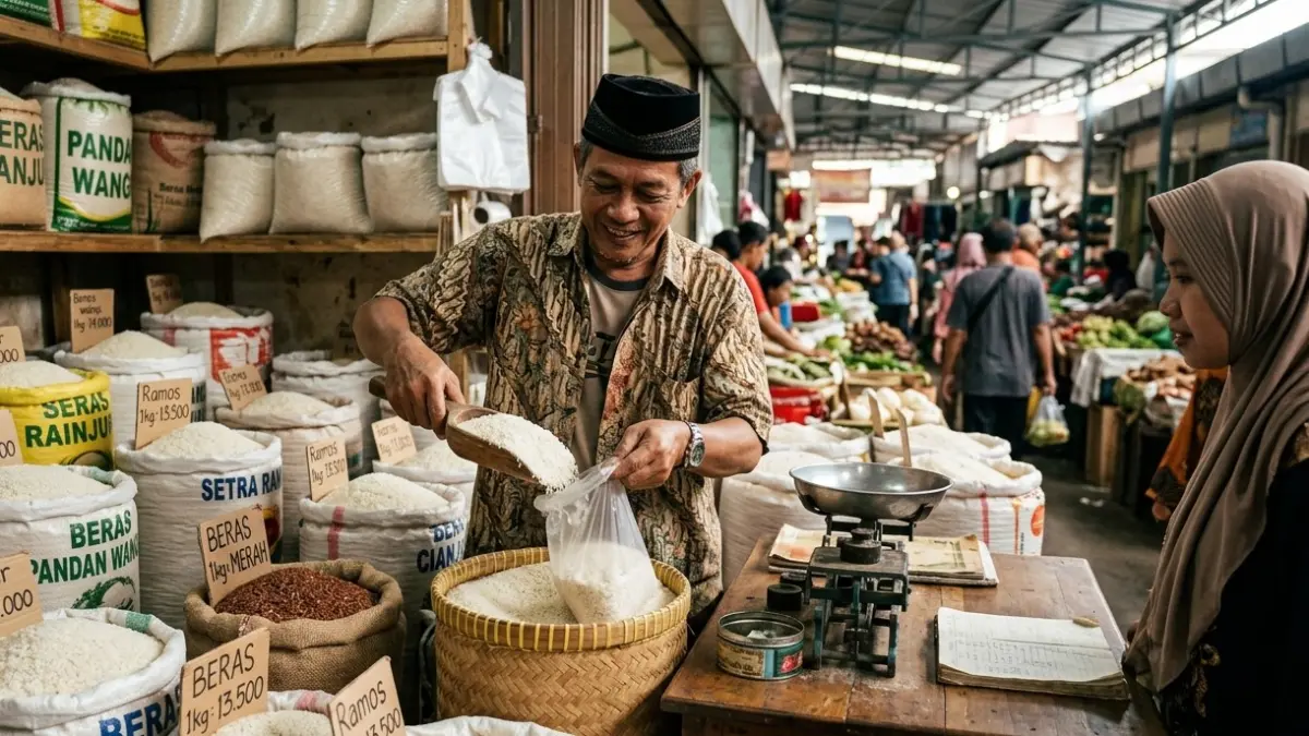 Update harga beras nasional, cek harga terbaru dan terlengkap di setiap wilayah. (FOTO: Radar Situbondo)