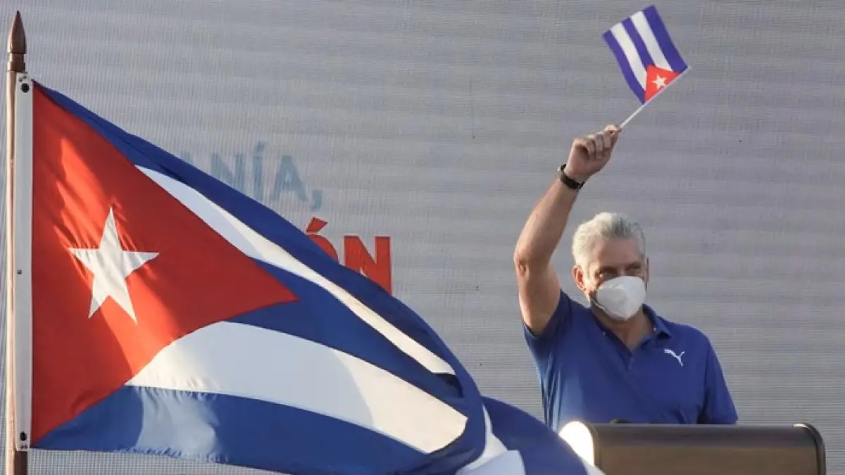 Bendera Kuba. (The Guardian)
