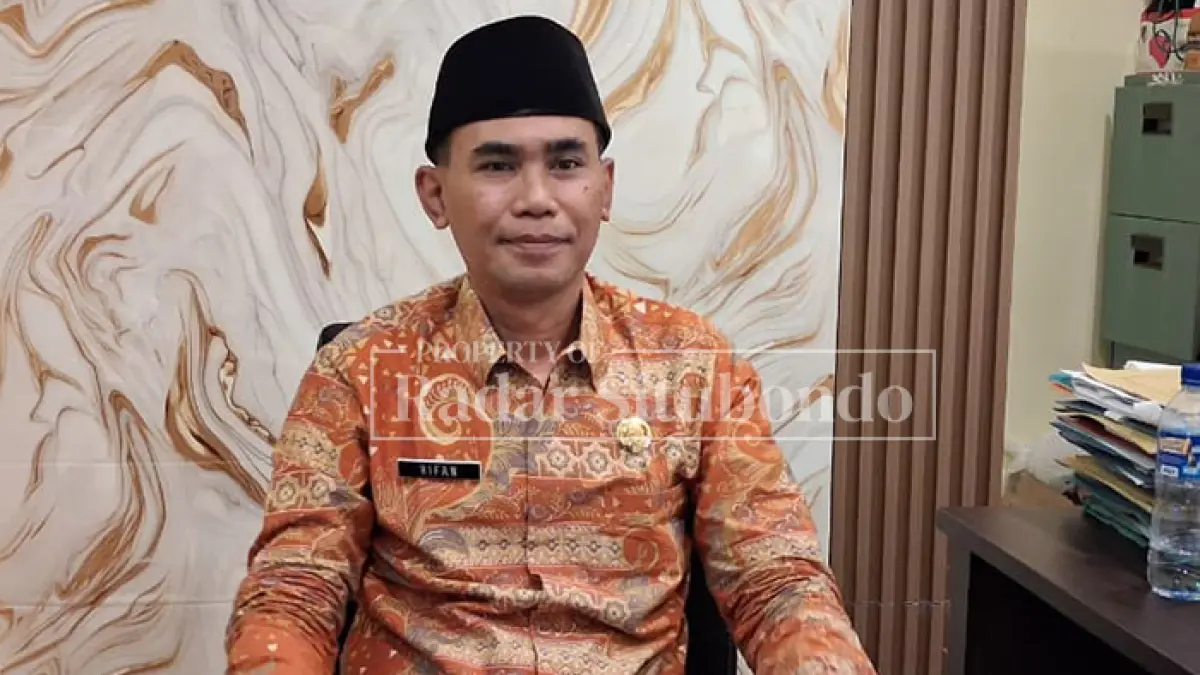 DISIAPKAN: Kepala Kantor Haji dan Umrah Kemenhaj Situbondo, Rif
