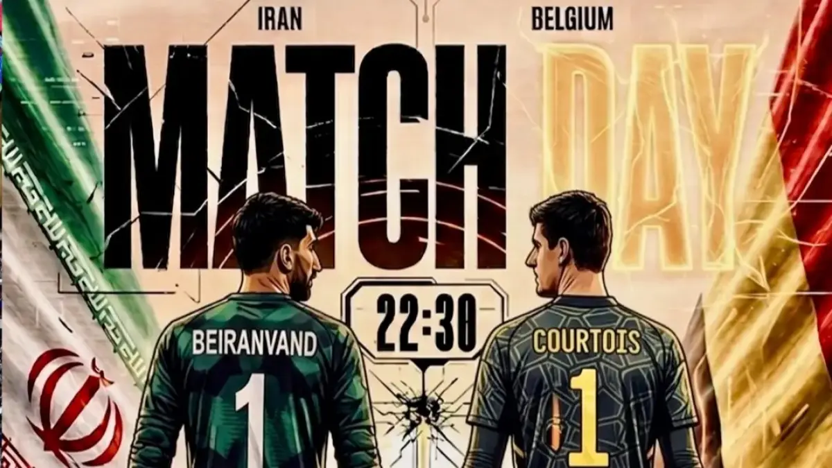 Match Day Irav vs Belgia di Grup G Piala Dunia 2026. (Instagram/iran_football_federation)