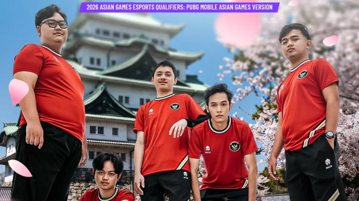 Timnas PUBG Mobile Indonesia melaju ke babak grandfinal Asian Games 2026 di Jepang. (Instagram/pubgmobile_id)