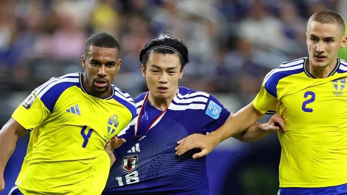 Jepang saat menghadapi Swedia di Piala Dunia 2026 di Grup F. (Instagram/fifaworldcup)
