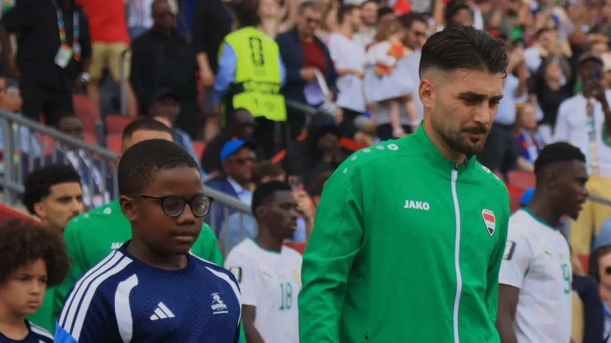 Bek Persib Bandung, Frans Putros debut di Piala Dunia 2026. (Instagram/iraqnt_en)