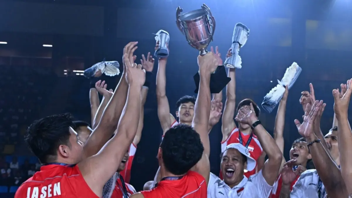 Timnas Voli Putra Indonesia menjuarai AVC Men