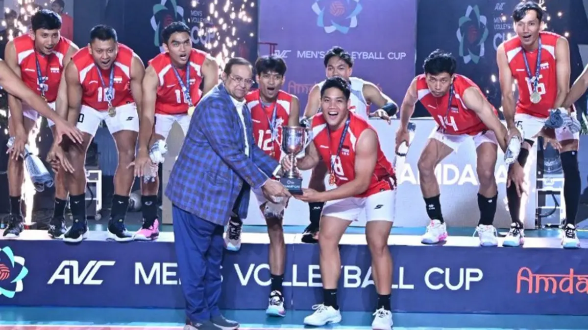 Timnas Voli Putra Indonesia menjuarai AVC Men