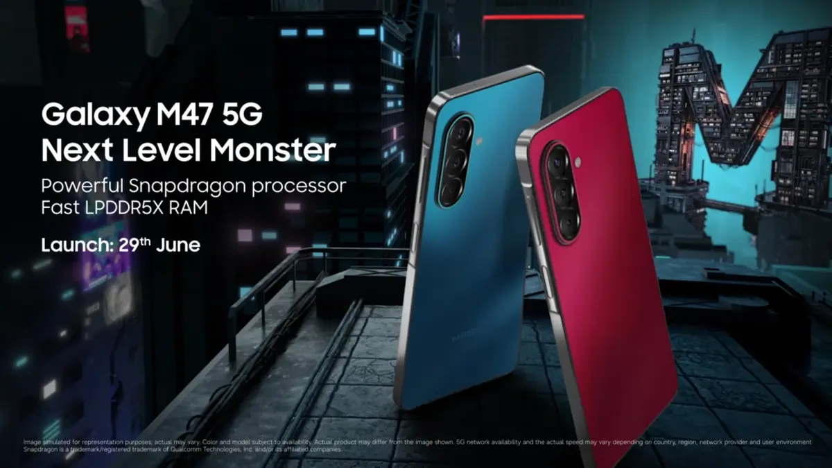 Galaxy M47 5G. (YouTube/Samsung India)