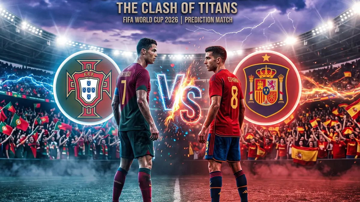 Prediksi Piala Dunia 2026, laga Portugal vs Spanyol. (FOTO: Ilustrasi)
