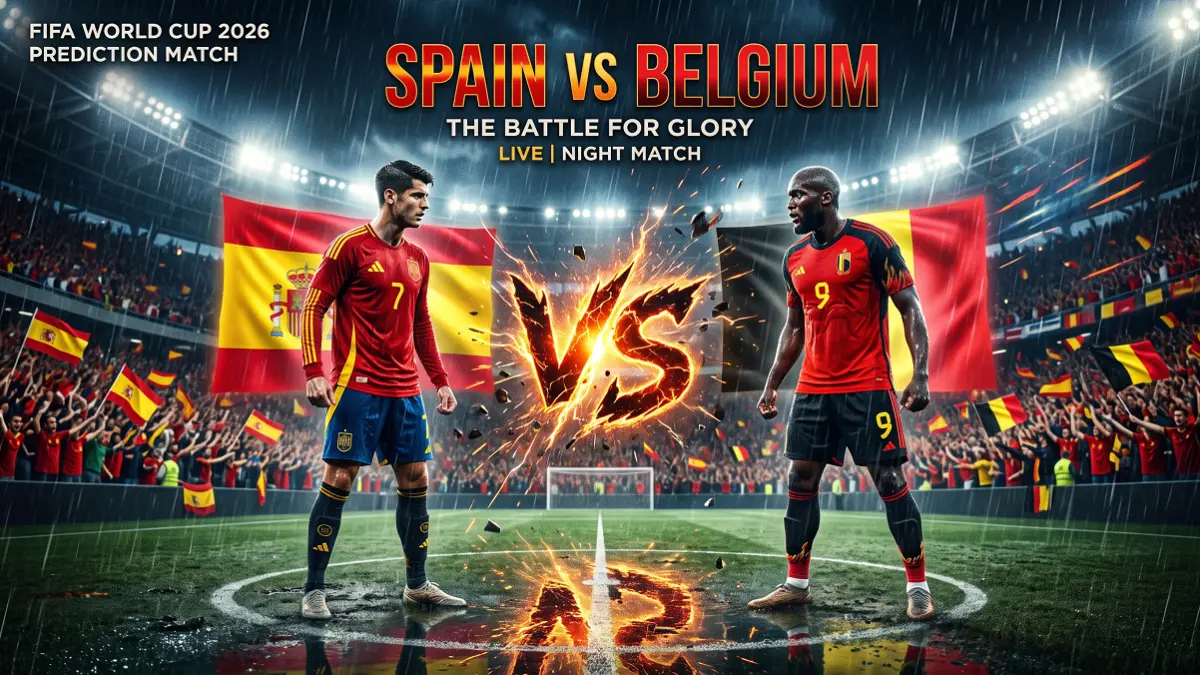 Prediksi Spanyol vs Belgia, siapakah yang diunggulkan secara statistik?