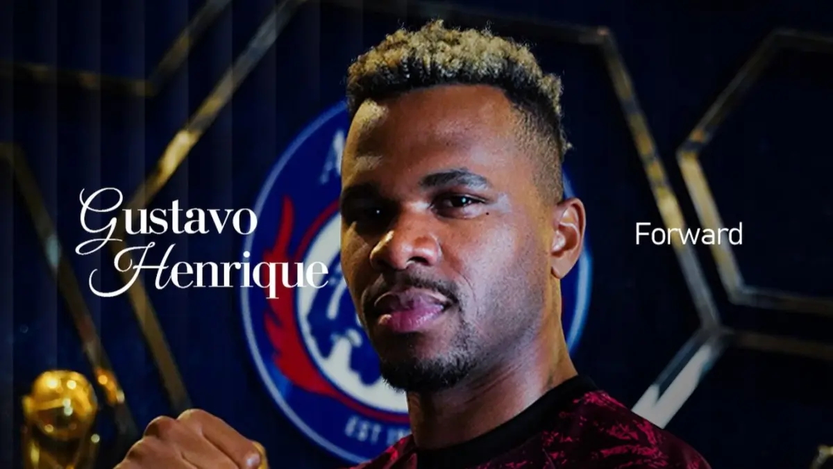 Forward anyar Arema FC, Gustavo Henrique Rodrigues. (Instagram/aremafcofficial)