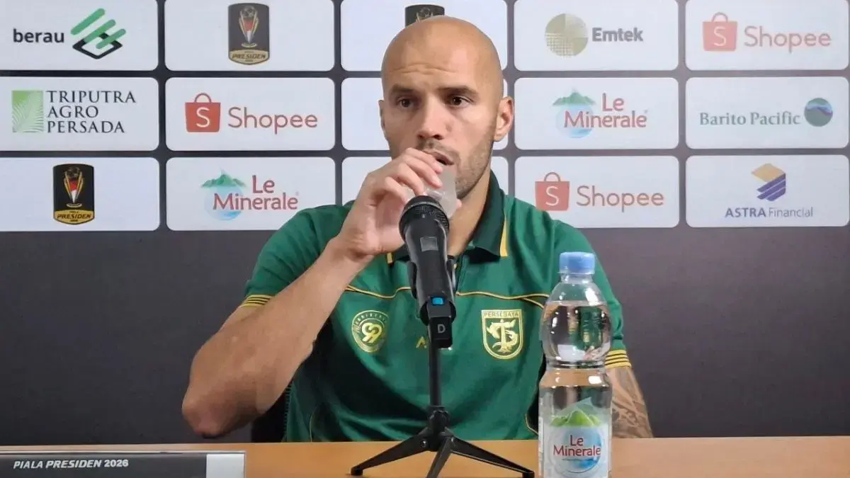 Bek tengah Persebaya, Risto Mitrevski. (JawaPos.com)