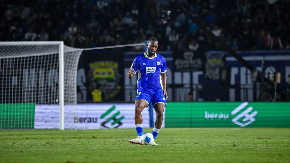 Momen Gabriel Mutombo saat debut bersama Persib Bandung di Piala Presiden 2026. (Instagram/gabinho22)
