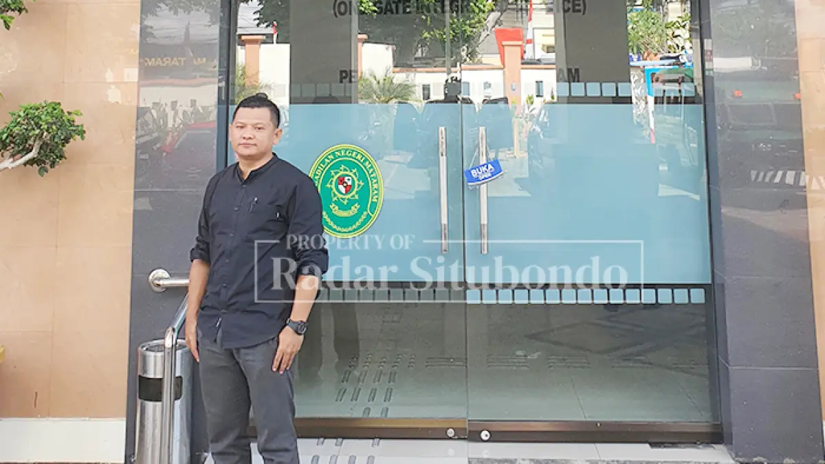 Rizki Prisiwanto, SH. Pengacara muda di Kabupaten Situbondo. (HUMAIDI/JPRS)
