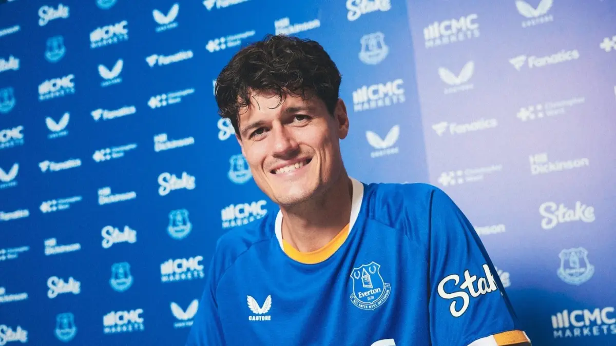 Christian Norgaard resmi berseragam Everton. (Instagram/everton)