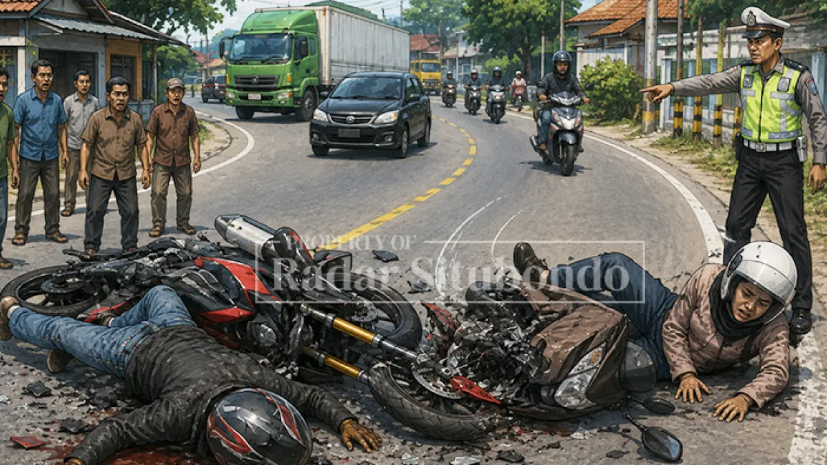 LAKA MAUT: Warga menggotong korban kecelakaan maut di Jalan Pantura, Desa Landangan, Kecamatan Kapongan, Rabu (5/8). (ilustrasi/erfan efendi/ai/jprs)

