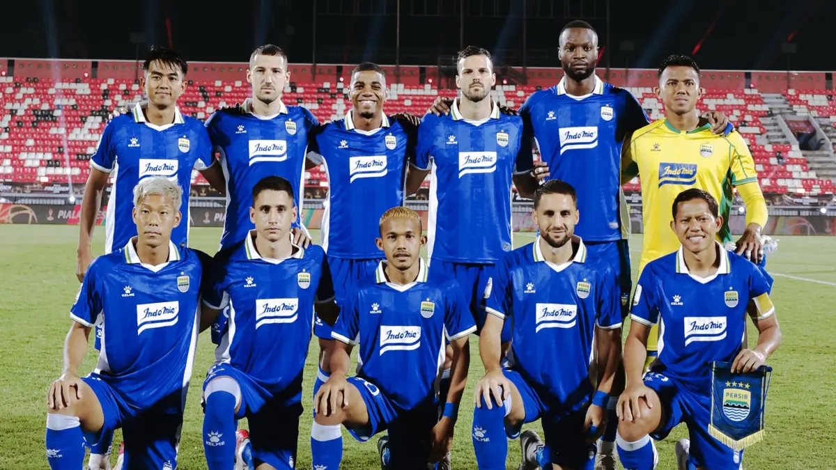 Squad Persib saat melawan Persebaya di Final Piala Presiden 2026. (Instagram/persib)
