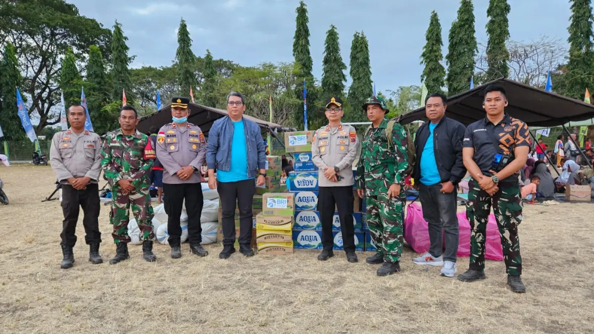 BRI Peduli salurkan bantuan kepada warga terdampak gempa bumi magnitudo 7,7 yang mengguncang NTT. (BRI)