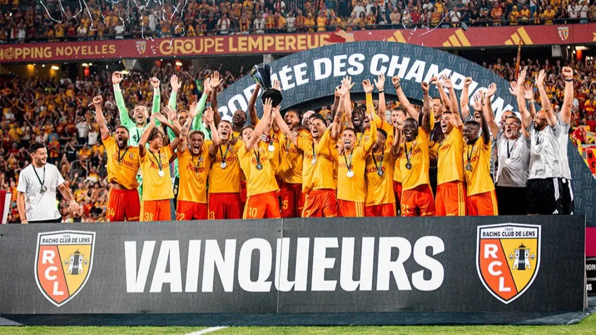 RC Lens juara Piala Super Prancis 2026. (Instagram/rclens)