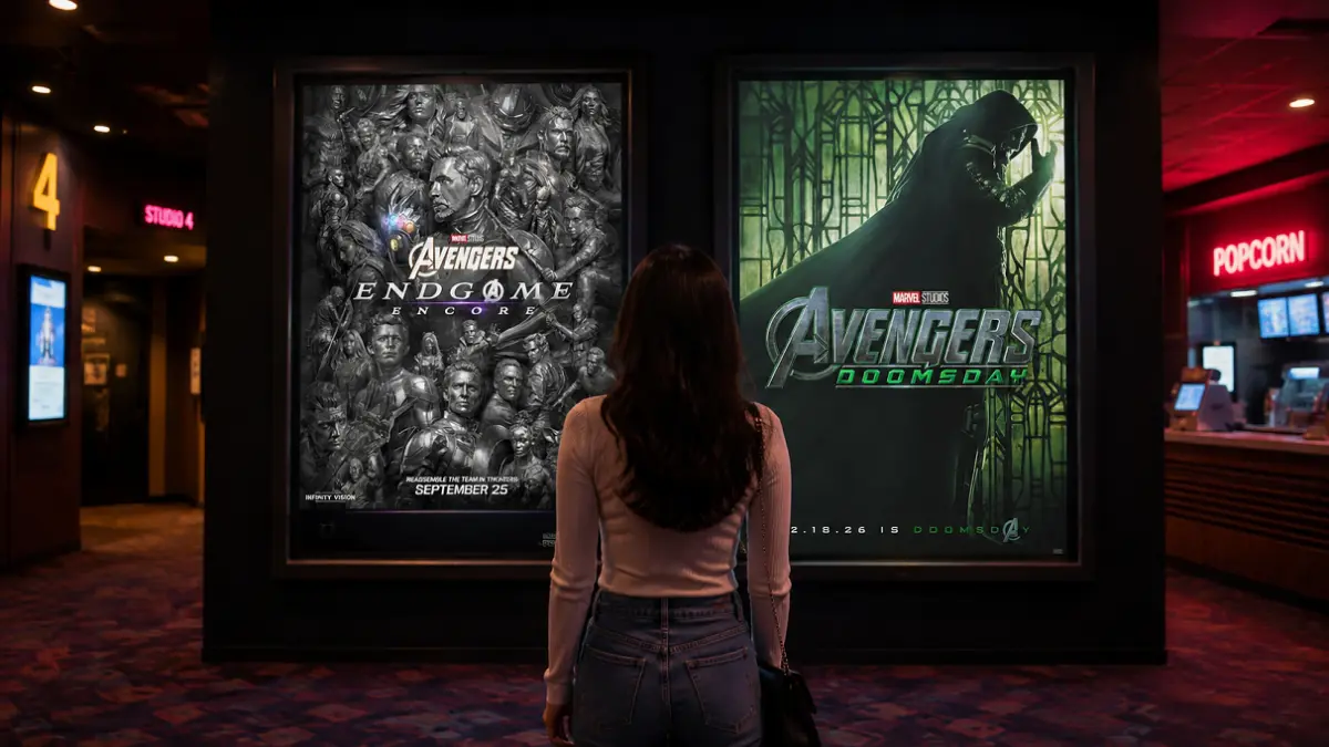 Jadwal tayang film Avengers Endgame Encore di bioskop. (Ilustrasi: Radar Situbondo)