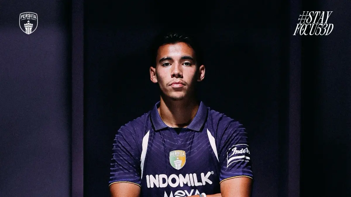 Dion Markx resmi berseragam Persita Tangerang dengan status pinjaman, Rabu (2/9). (Instagram/persita.official)