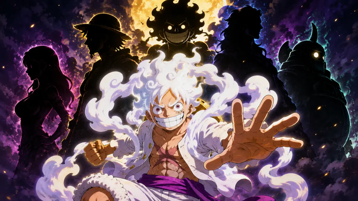 Gear 5 Luffy di one piece. (Ilustrasi)