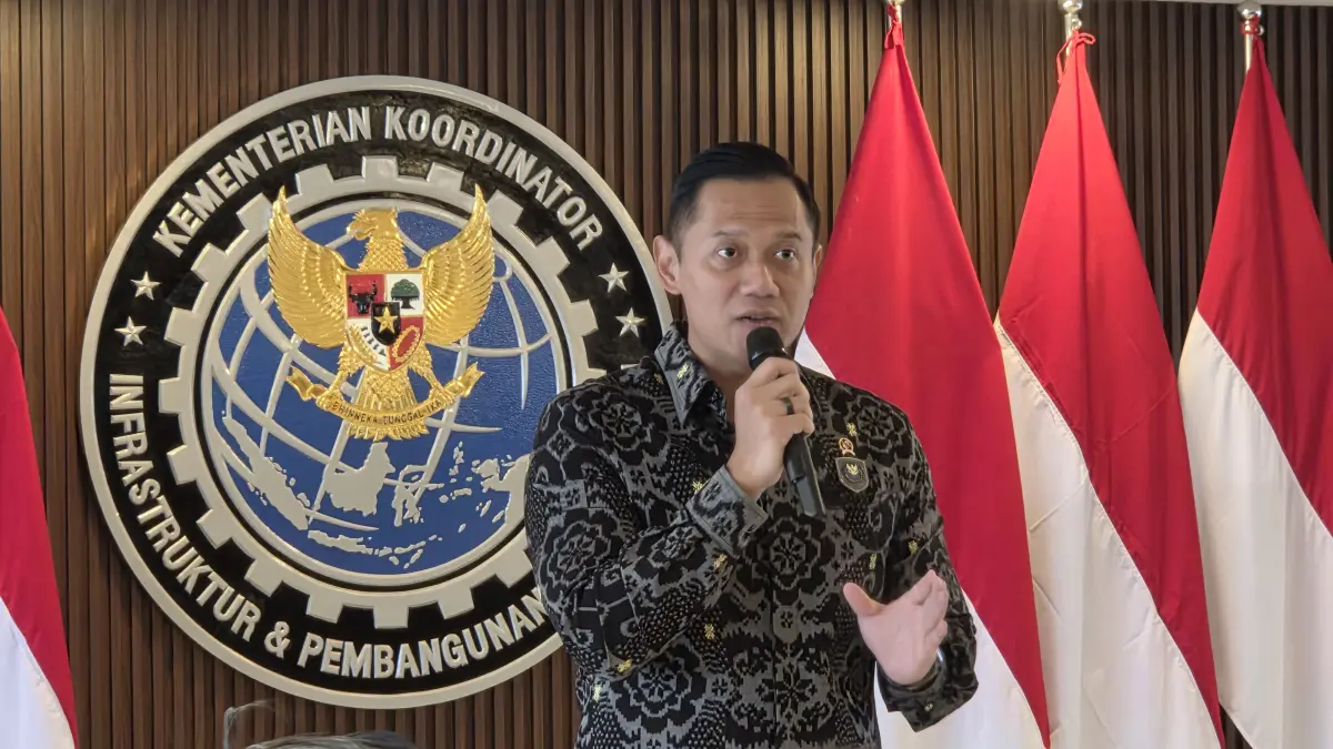 Menteri Koordinator Bidang Infrastruktur dan Pembangunan Kewilayahan Agus Harimurti Yudhoyono (AHY). (JawaPos)