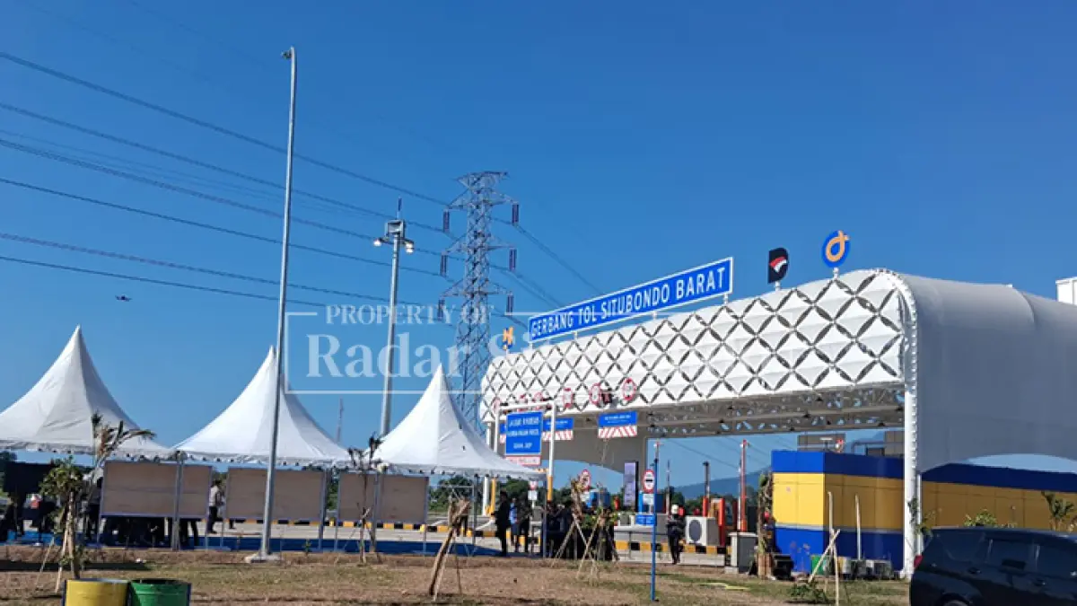 SEGERA DIOPERASIKAN: Exit Tol Prosiwangi ruas Gending-Besuki  ditargetkan difungsikan sebelum Natal dan Tahun Baru (Nataru). (Ahmad Rifa