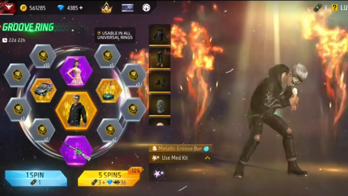 Bundle Groove Free Fire. (YouTube/Star Gaming Zone)