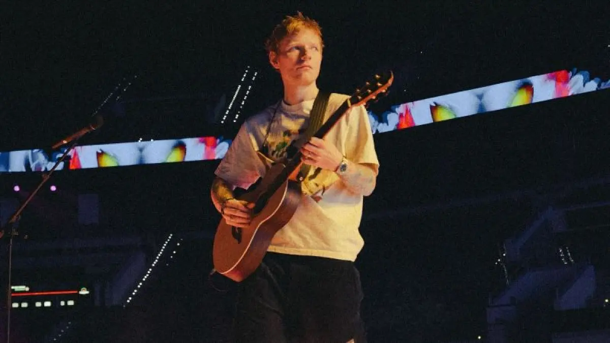 KONTROVERSI : Ed Sheeran akhirnya bicara soal Gaza di konser Philadelphia.(Instagram:@teddysphotos)