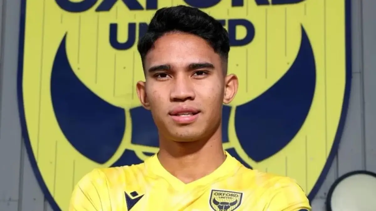 Marselino Ferdinan saat berseragam Oxford United. (Istimewa)