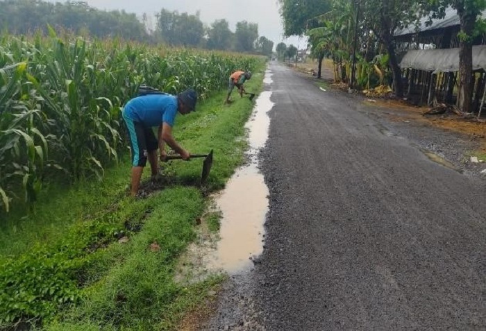 SIGAP: Tim URC maupun TIM UPT PJJ Dinas PUPR Jombang saat ini intens melakukan normalisasi bahu jalan agar tak membahayakan pengguna jalan.