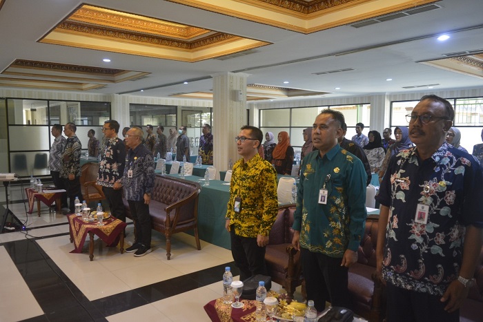 Sosialisasi Implementasi Jamsostek yang dihelat Dinas PUPR Joombang, Kamis (26/10) lalu.