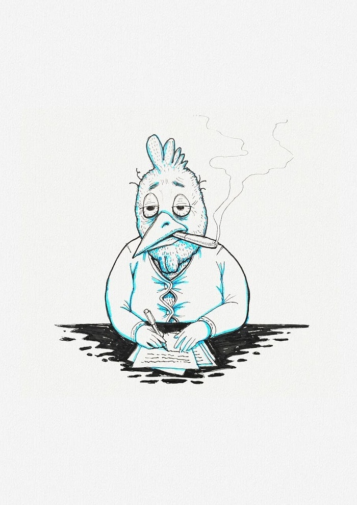 Ilustrasi begadang hingga larut malam.