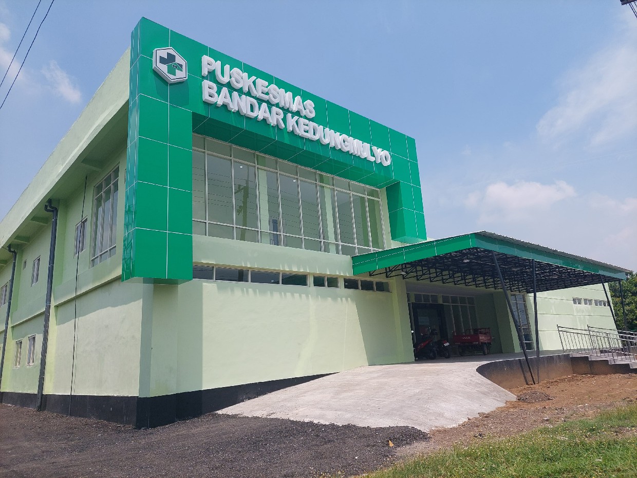 REPRESENTATIF: Proyek Puskesmas Bandarkedungmulyo di Desa/Kecamatan Bandarkedungmulyo jadi salah satu dari empat proyek puskesmas Dinkes Jombang selesai dikerjakan.