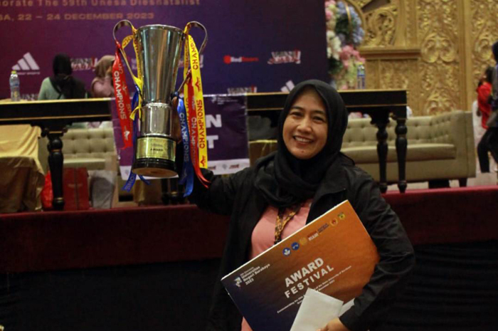 JAGOAN: Karateka Jombang yang meraih medali ajang International Karate Championship Unesa Cup (22-24/12).
