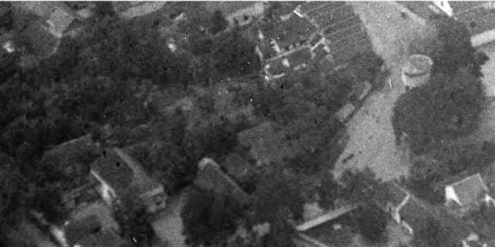 WATERTOREN 1948: Foto udara Ringin Contong dari sisi selatan.