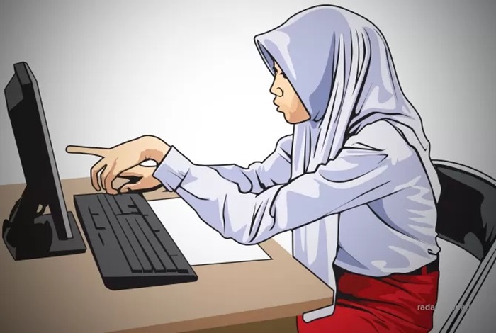 Ilustrasi ANBK SD.
