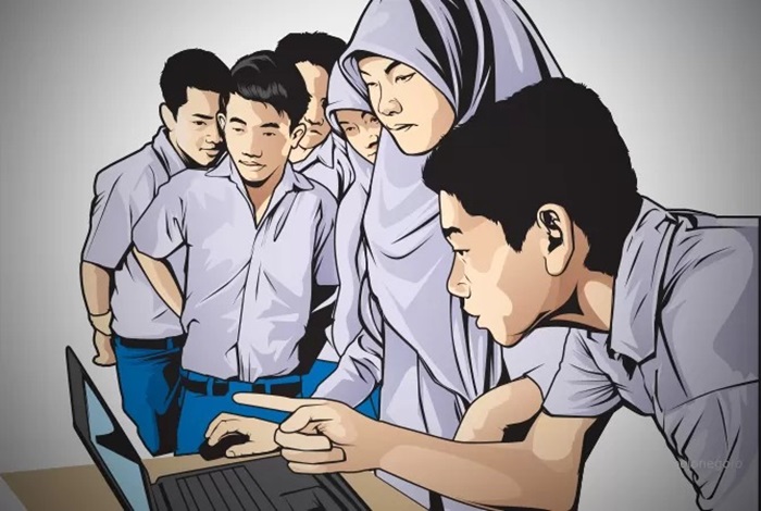 Ilustrasi siswa asesmen madrasah.