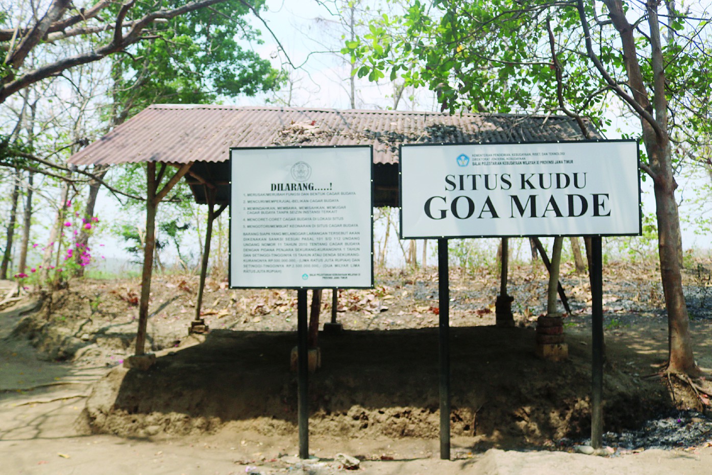BERSEJARAH: Kondisi situs Goa Made di Desa Made, Kecamatan Kudu.
