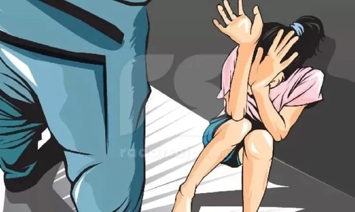 Ilustrasi kekerasan seksual pada perempuan dan anak.