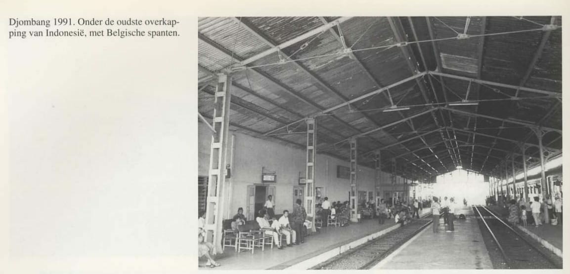 STASIUN 1991: Foto stasiun KA Jombang diambil dari arah timur.