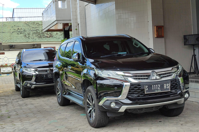 DIPARKIR: Mobil dinas eks pimpinan DPRD Jombang yang dijual tanpa dilelang.
