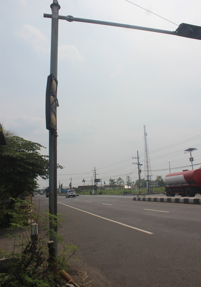 DIHIBAHKAN: Jalan nasional di Kecamatan Mojoagung, Jombang bakal dihibahkan ke Pemkab Jombang.