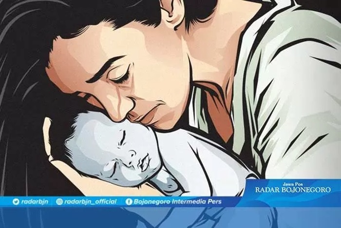Ilustrasi angka kematian ibu dan bayi.