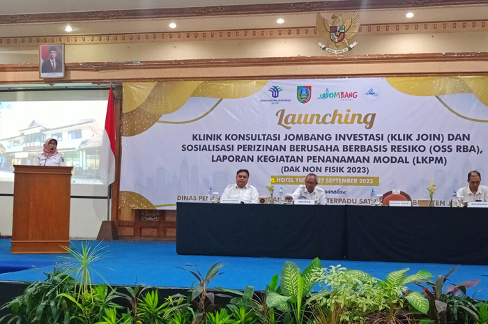 GENJOT INVESTASI: Kepala DPMPTSP Jombang Wor Windari saat kegiatan Launching program KLIK JOIN beberapa waktu lalu.