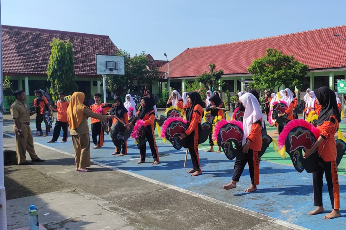 Ilustrasi tari jaranan dor.