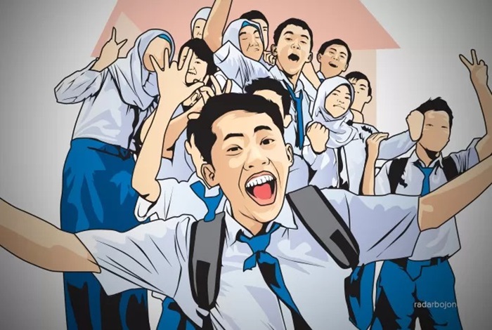 Ilustrasi kelulusan siswa. (Radar Bojonegoro)