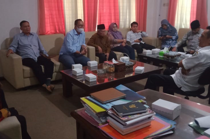 SINERGI: DPRD Jombang menerima kunjungan DPRD Magetan membagas pelantikan anggota dewa terpilih.