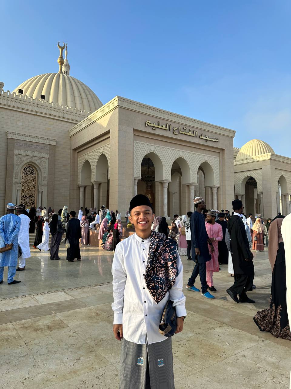 INSPIRATIF: Abdulloh Athif Syamsuddin, warga Desa Cukir, Kecamatan Diwek, Jombang yang kini kuliah di Al-Azhar Mesir.