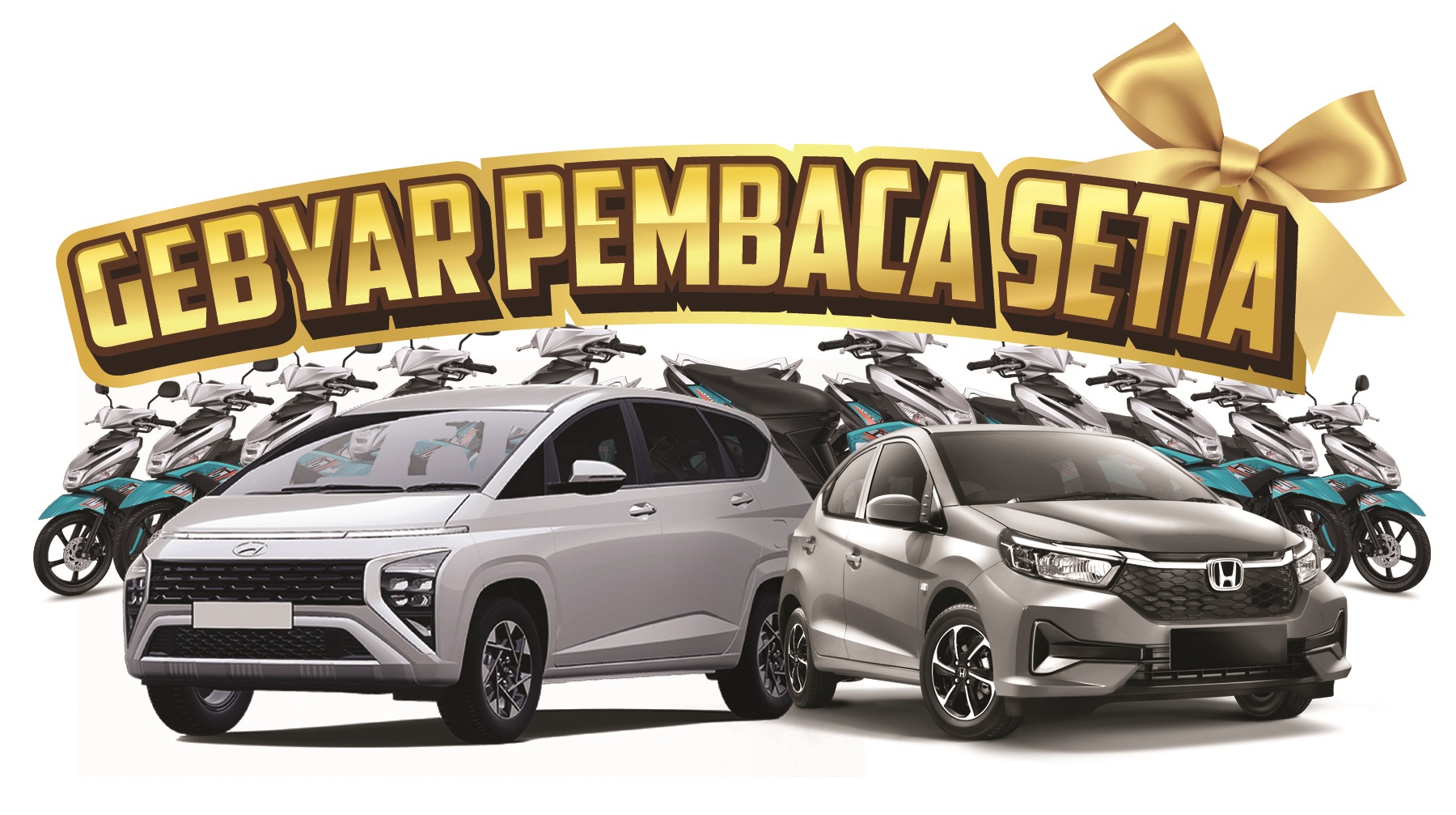 GEBYAR PEMBACA SETIA: Pelanggan Jawa Pos Radar Jombang berkesempatan mendapatkan sepeda motor dan mobil.