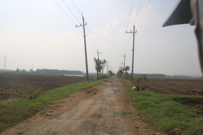 BAKAL DIPERBAIKI: Jalan kabupaten ruas Jatigedong-Jatibanjar, Jombang bakal diperbaiki pemerintah pusat.